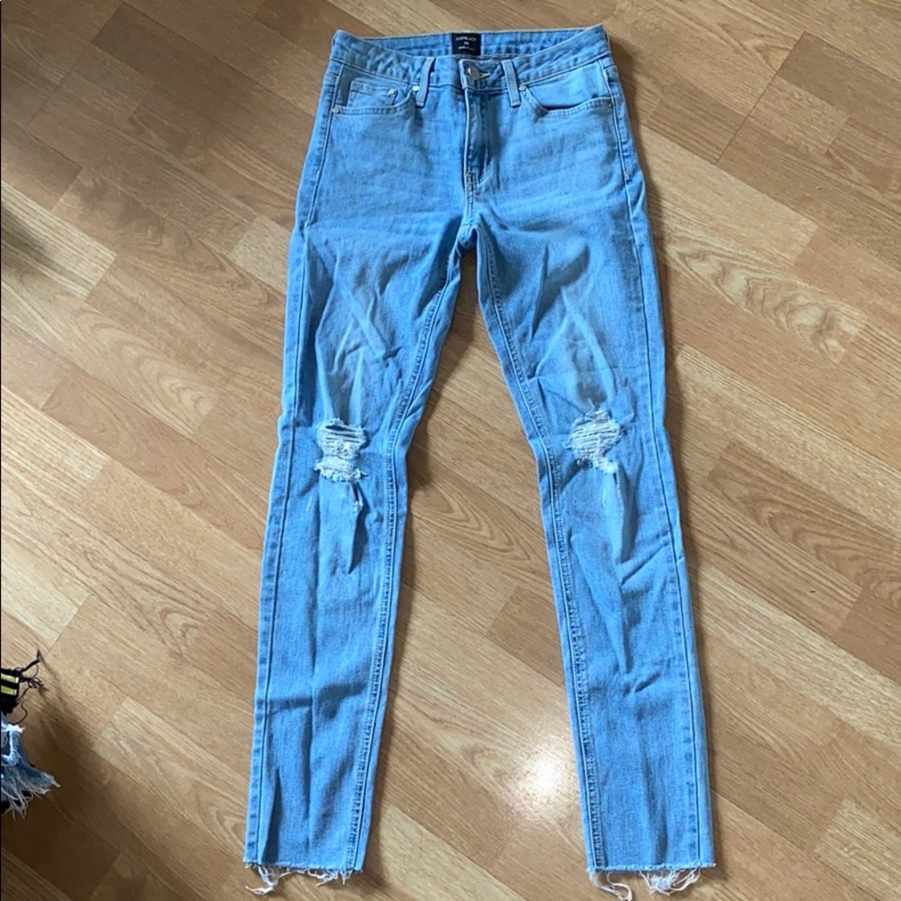 Just Black Light Blue Jeans